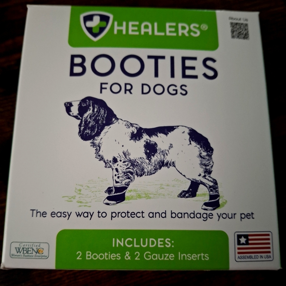 Healrtd Dog Booties (2 For $23)